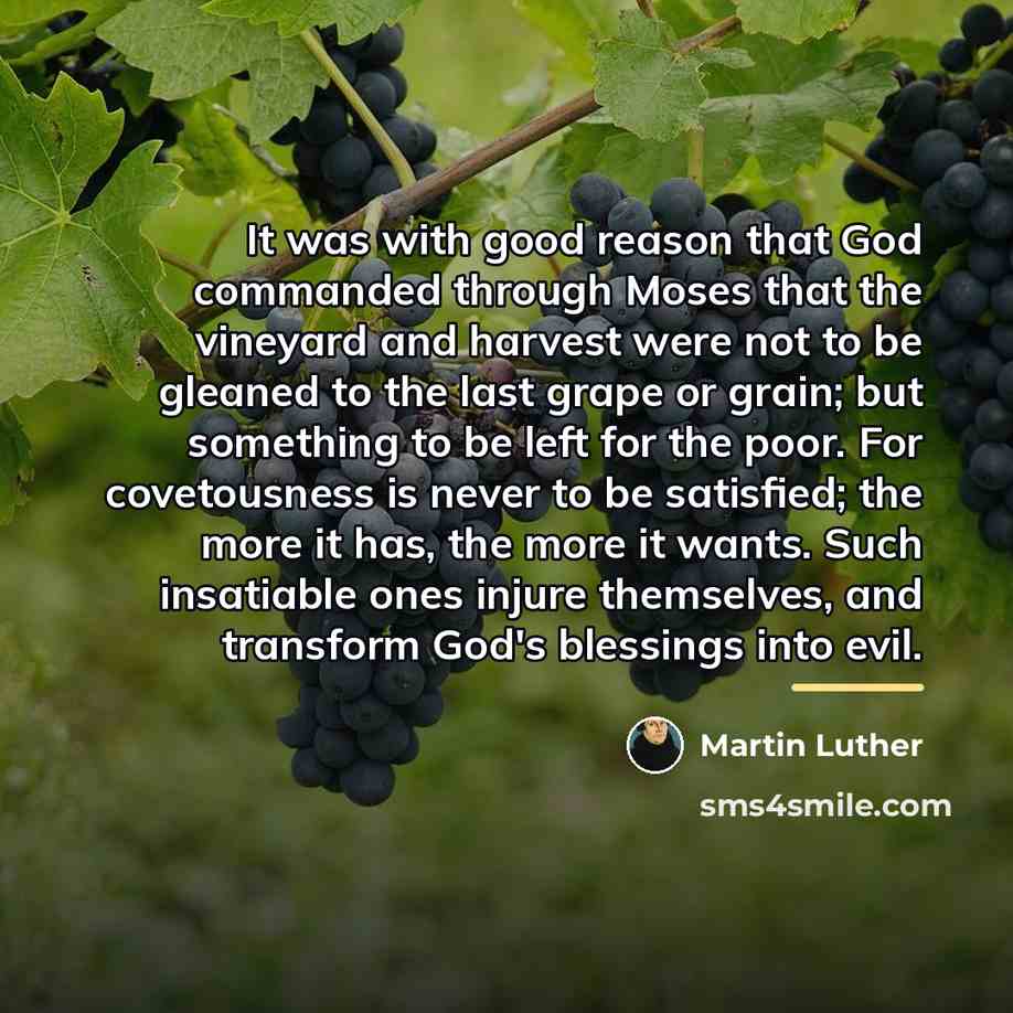 “It was with good reason that God commanded through Moses…” quote by Martin Luther