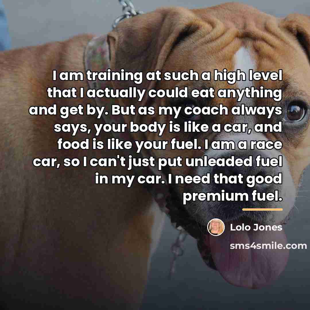 “I am training at such a high level that I…” quote by Lolo Jones