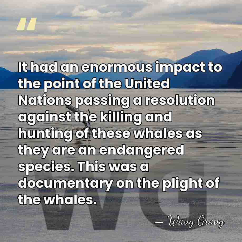 It had an enormous impact to the point of the United Nations&hellip; - Wavy Gravy
