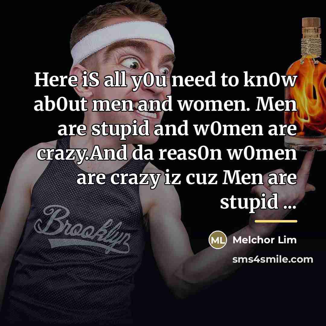 “Here iS all y0u need to kn0w ab0ut men and…” quote by Melchor Lim