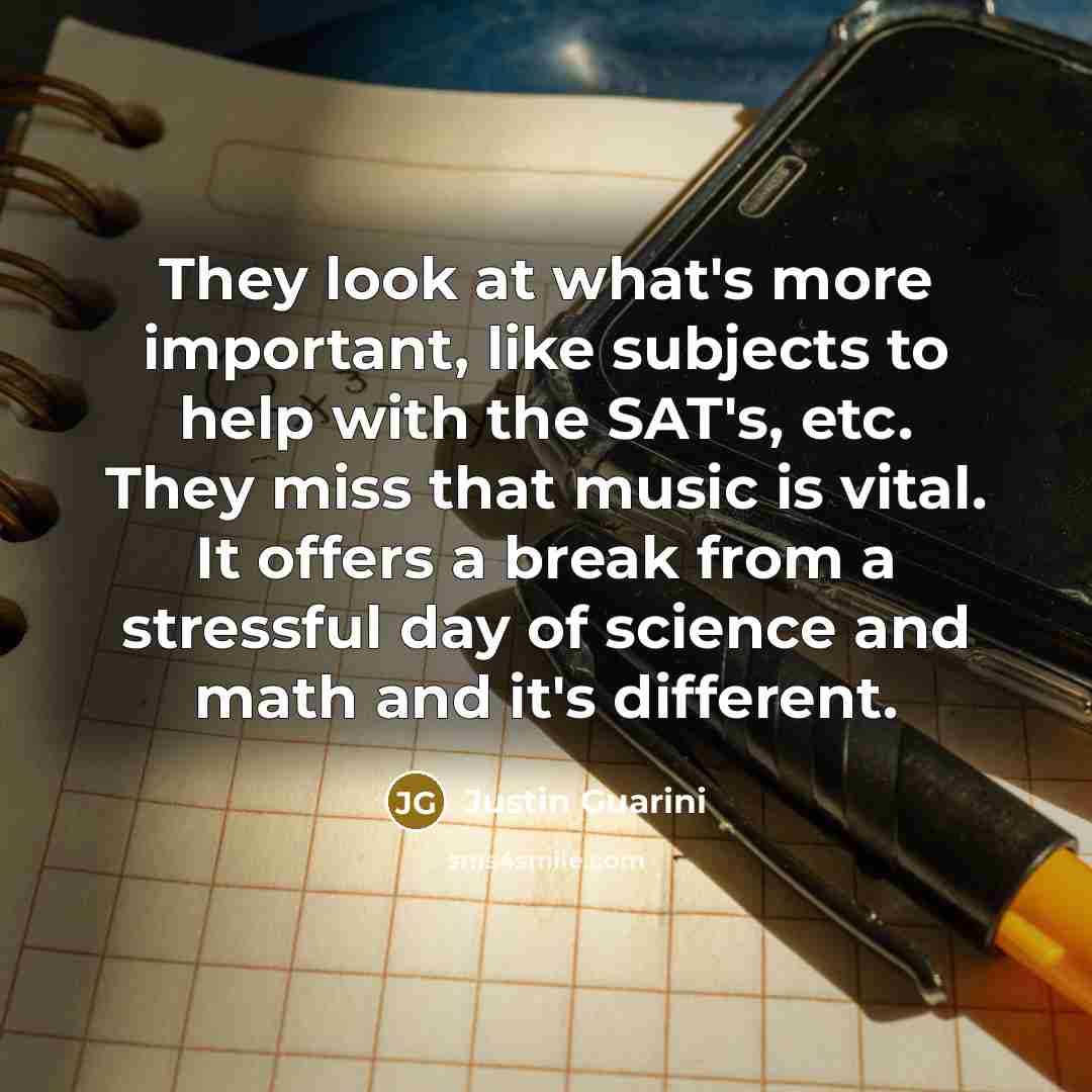 “They look at what's more important, like subjects to help…” quote by Justin Guarini