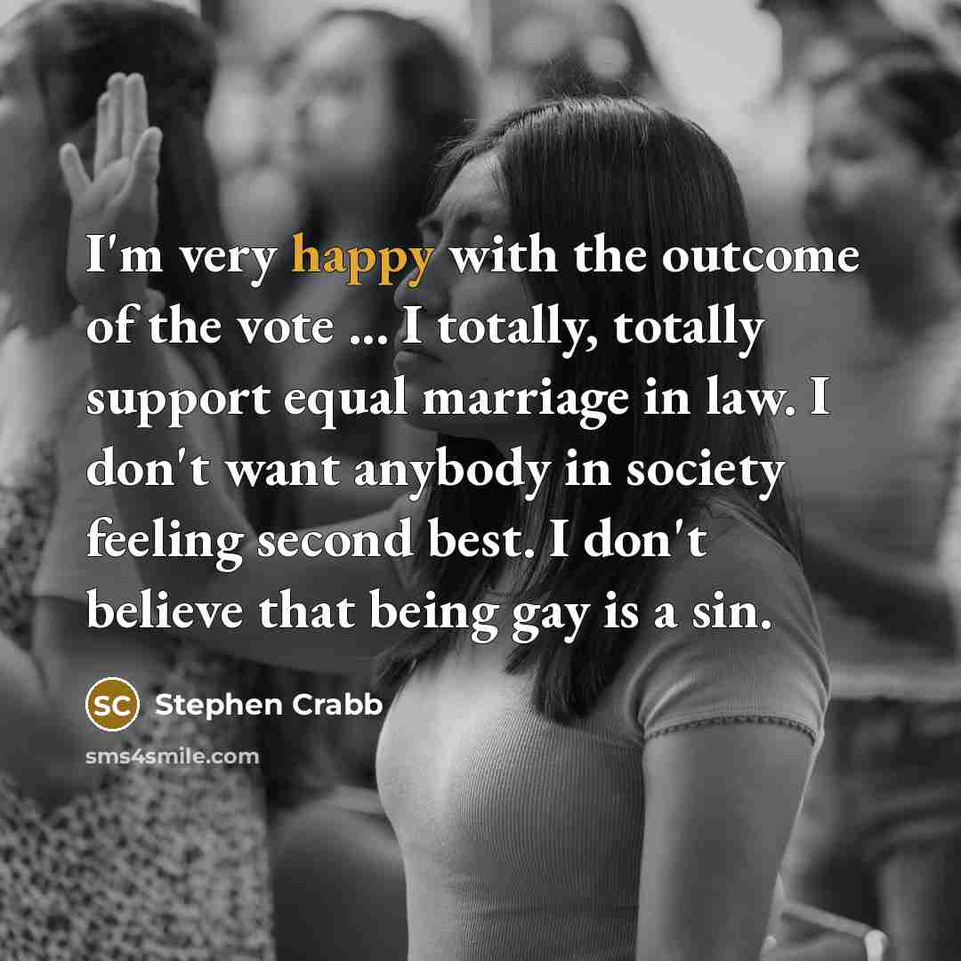“I'm very happy with the outcome of the vote ...…” quote by Stephen Crabb