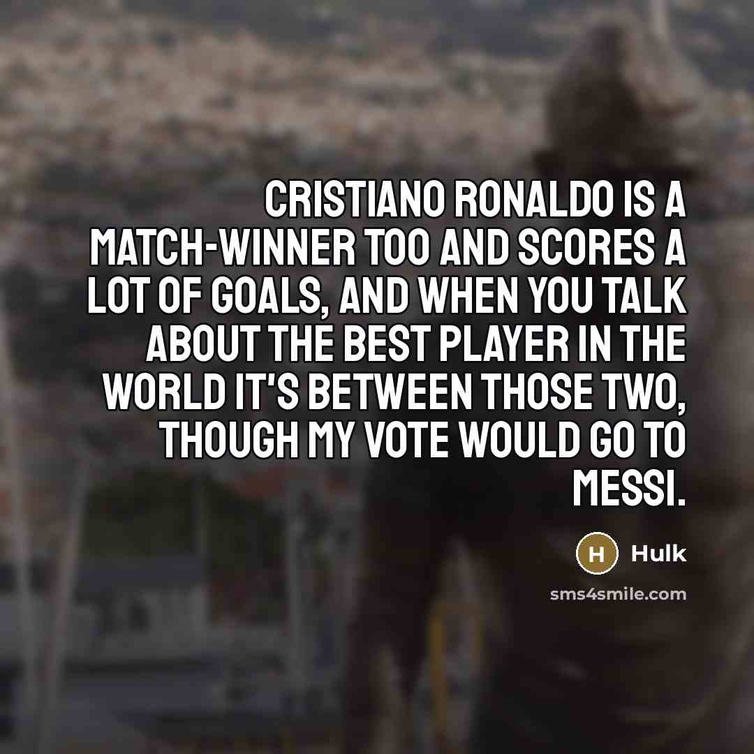 “Cristiano Ronaldo is a match-winner too and scores a lot…” quote by Hulk