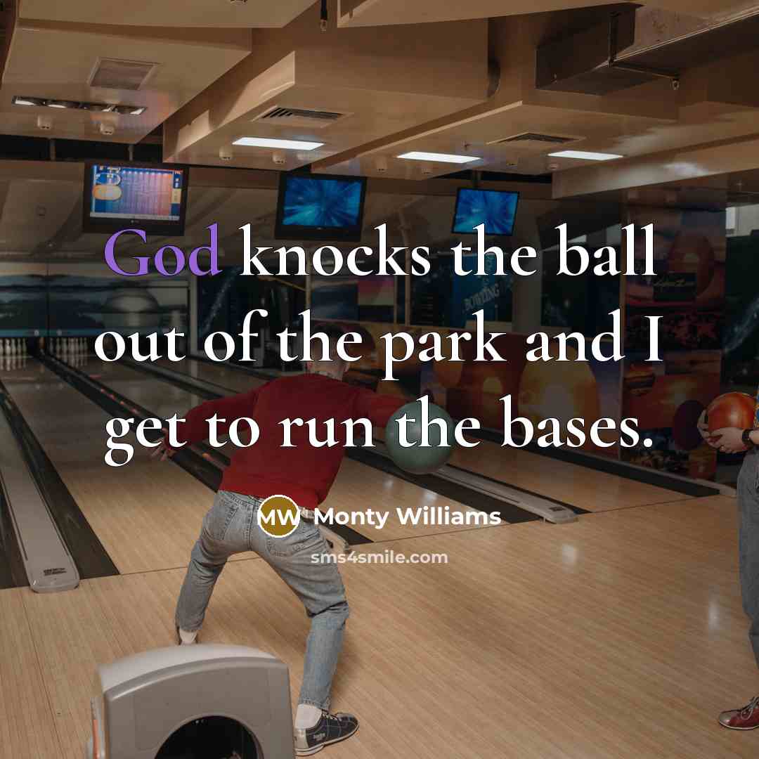 “God knocks the ball out of the park and I…” quote by Monty Williams