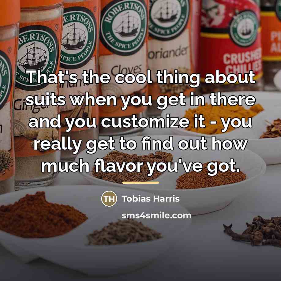 “That's the cool thing about suits when you get in…” quote by Tobias Harris