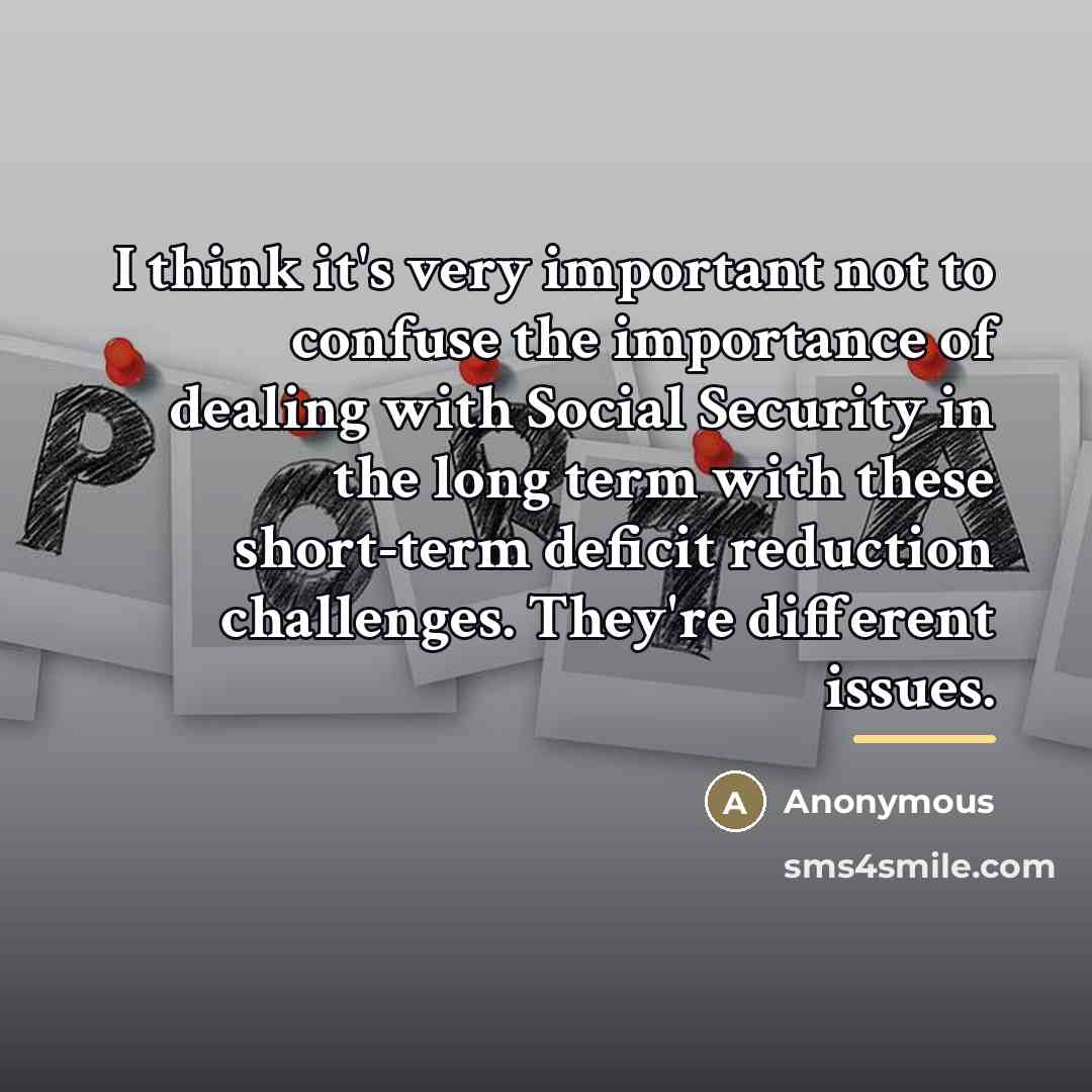 “I think it's very important not to confuse the importance…” quote by Anonymous
