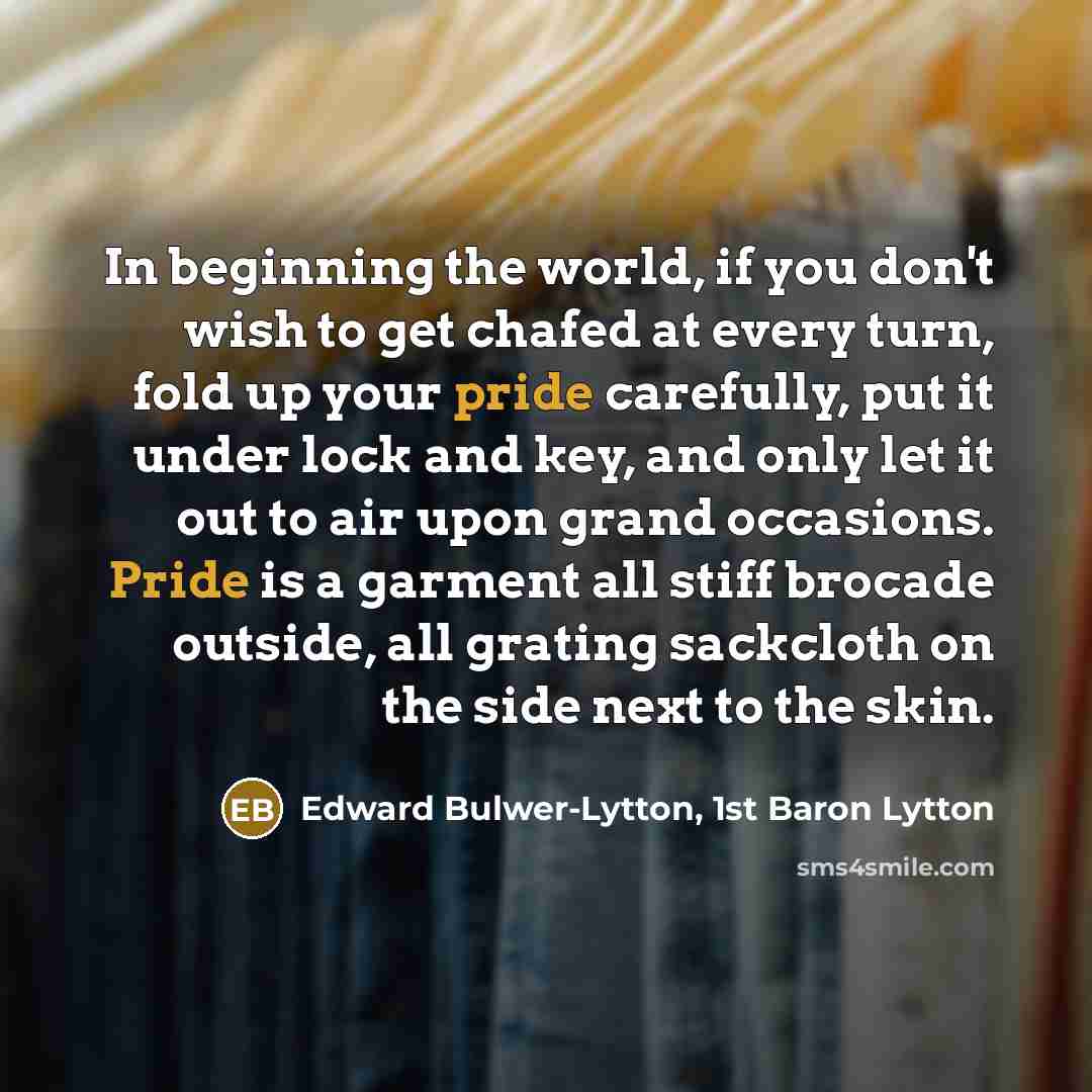 “In beginning the world, if you don't wish to get…” quote by Edward Bulwer-Lytton, 1st Baron Lytton