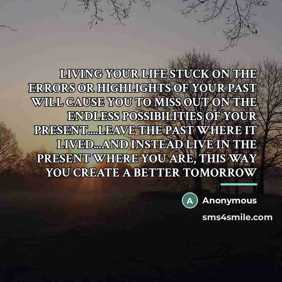 “LIVING YOUR LIFE STUCK ON THE ERRORS OR HIGHLIGHTS OF…” quote by Anonymous