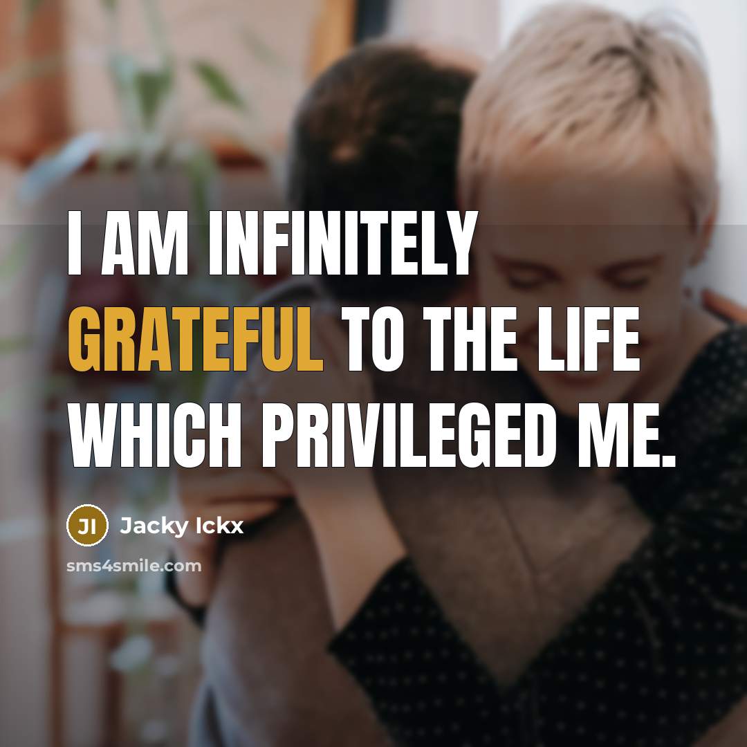 “I am infinitely grateful to the life which privileged me.…” quote by Jacky Ickx