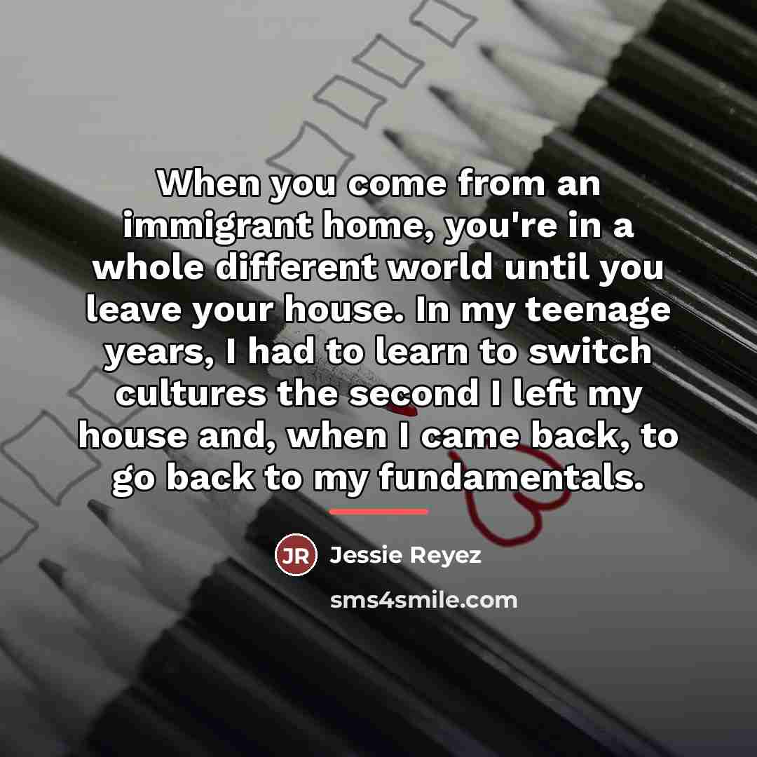 “When you come from an immigrant home, you're in a…” quote by Jessie Reyez