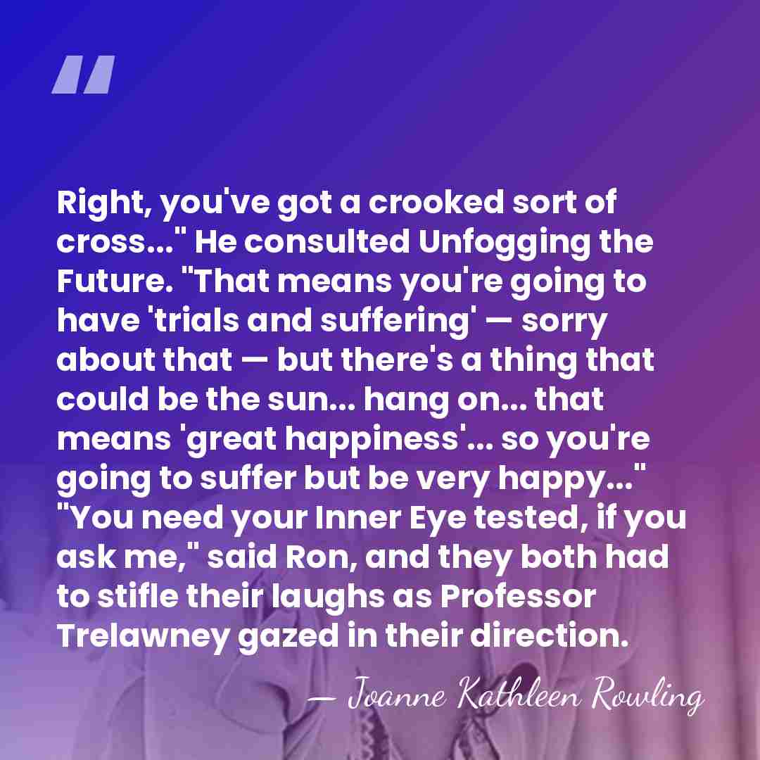 Right, you've got a crooked sort of cross..." He consulted Unfogging the&hellip; - Joanne Kathleen Rowling