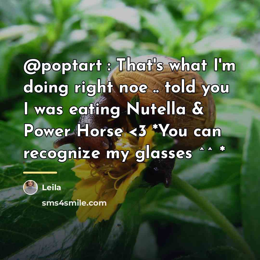 “@poptart : That's what I'm doing right noe .. told…” quote by Leila