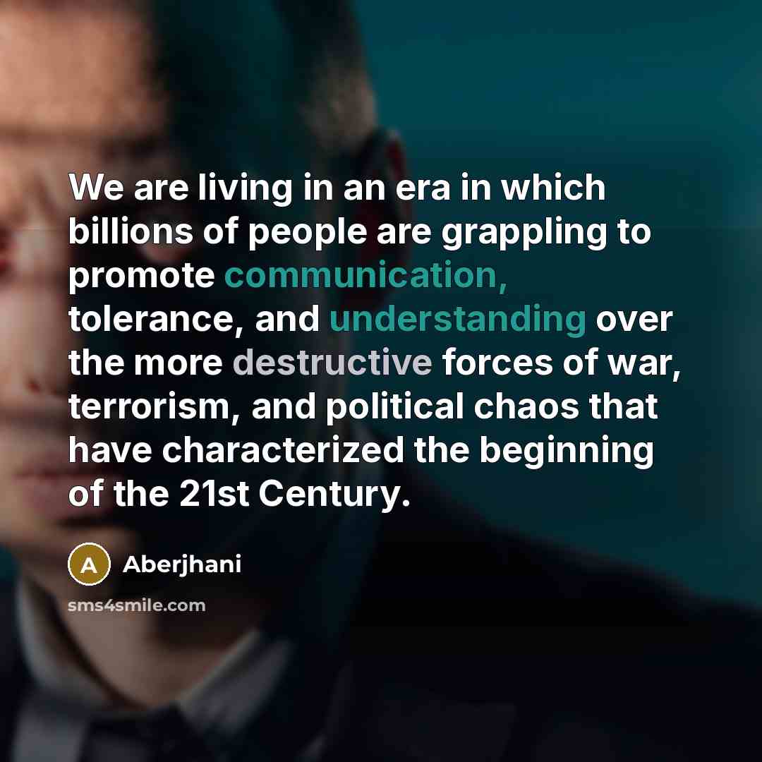 “We are living in an era in which billions of…” quote by Aberjhani