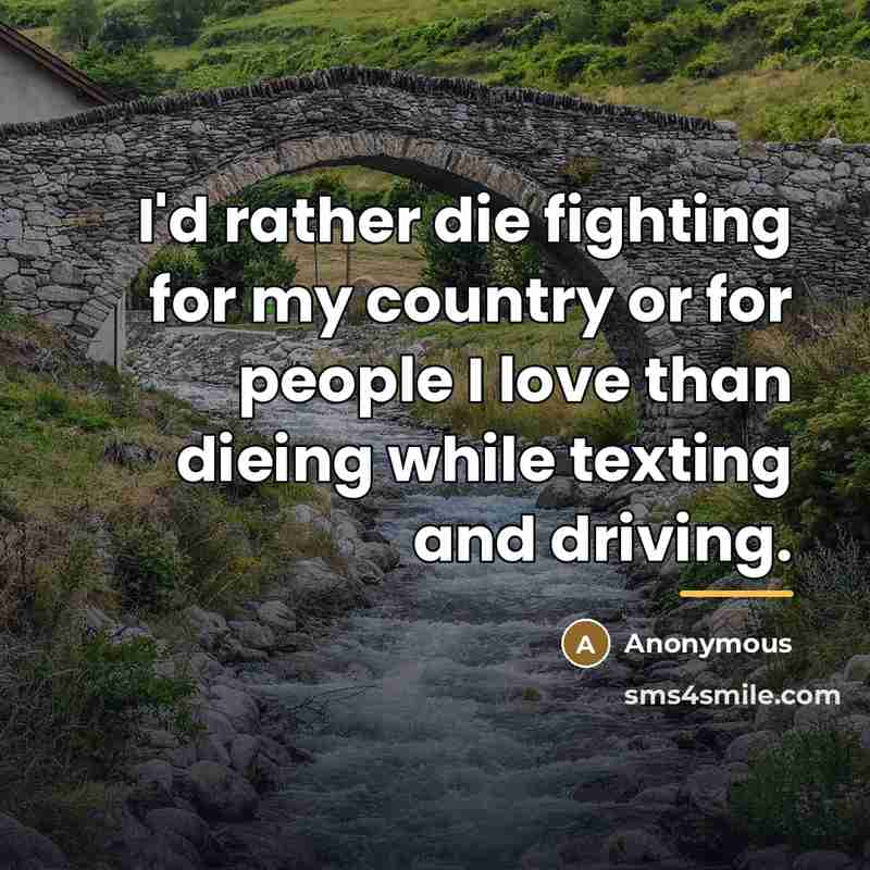 “I'd rather die fighting for my country or for people…” quote by Anonymous