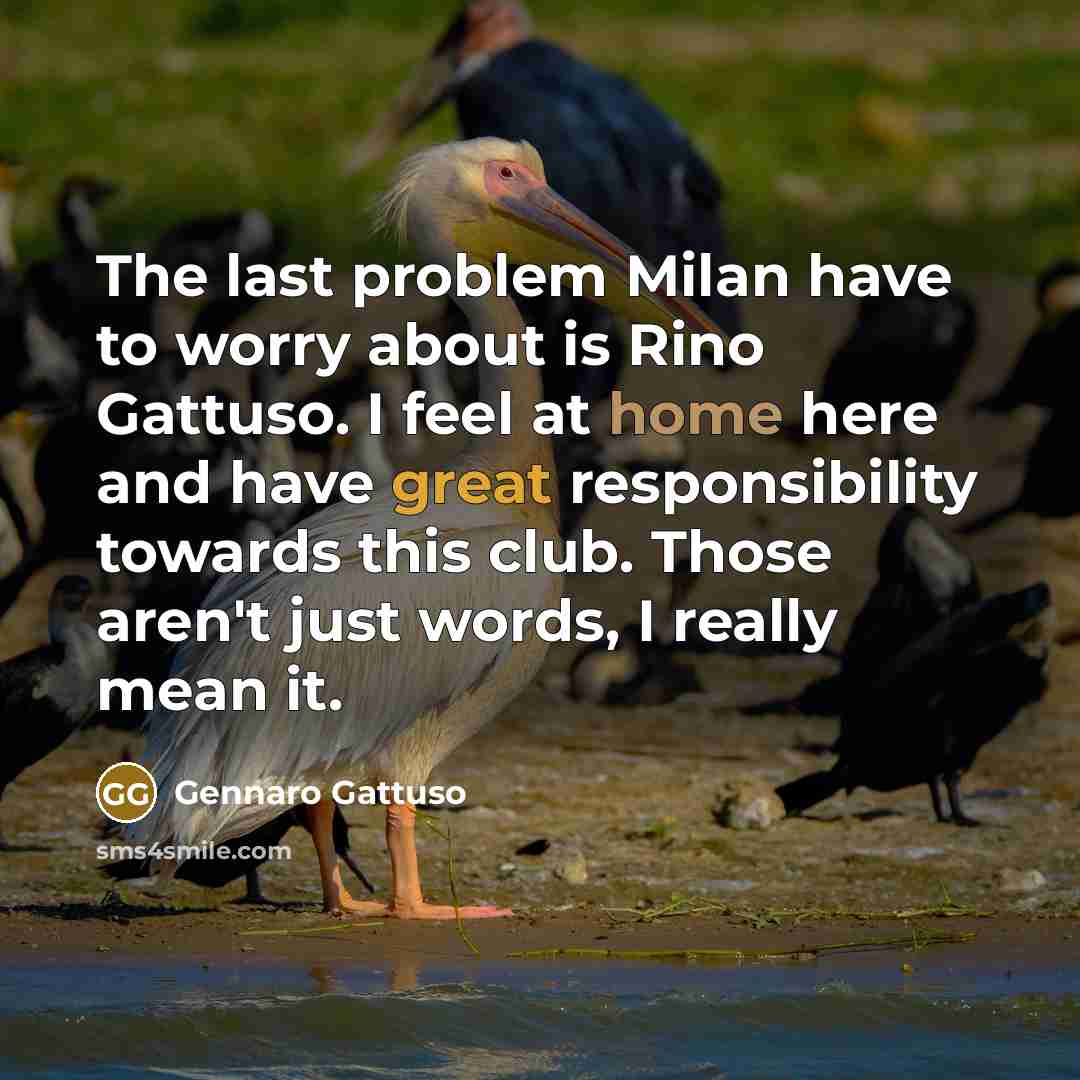 “The last problem Milan have to worry about is Rino…” quote by Gennaro Gattuso