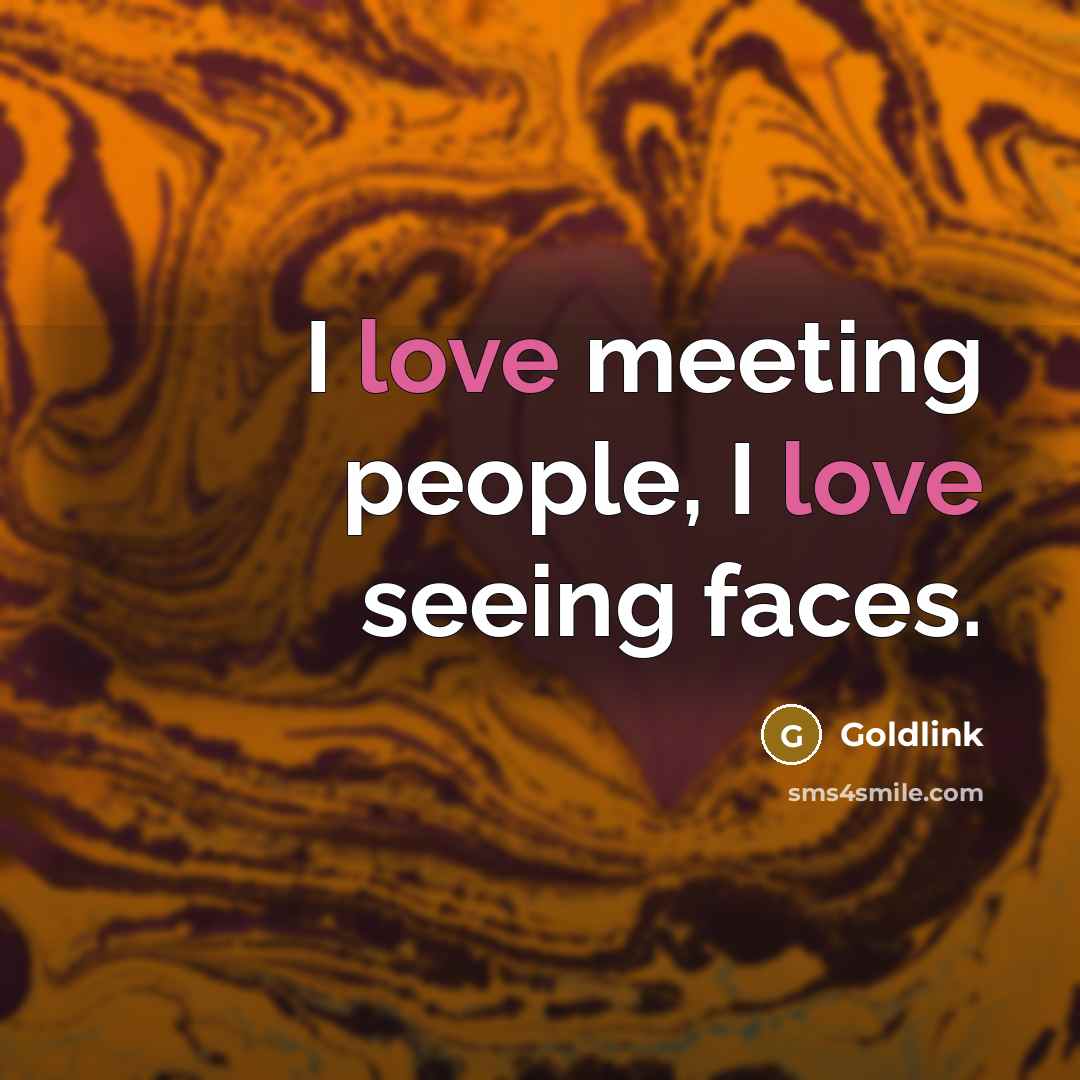 “I love meeting people, I love seeing faces.” quote by Goldlink