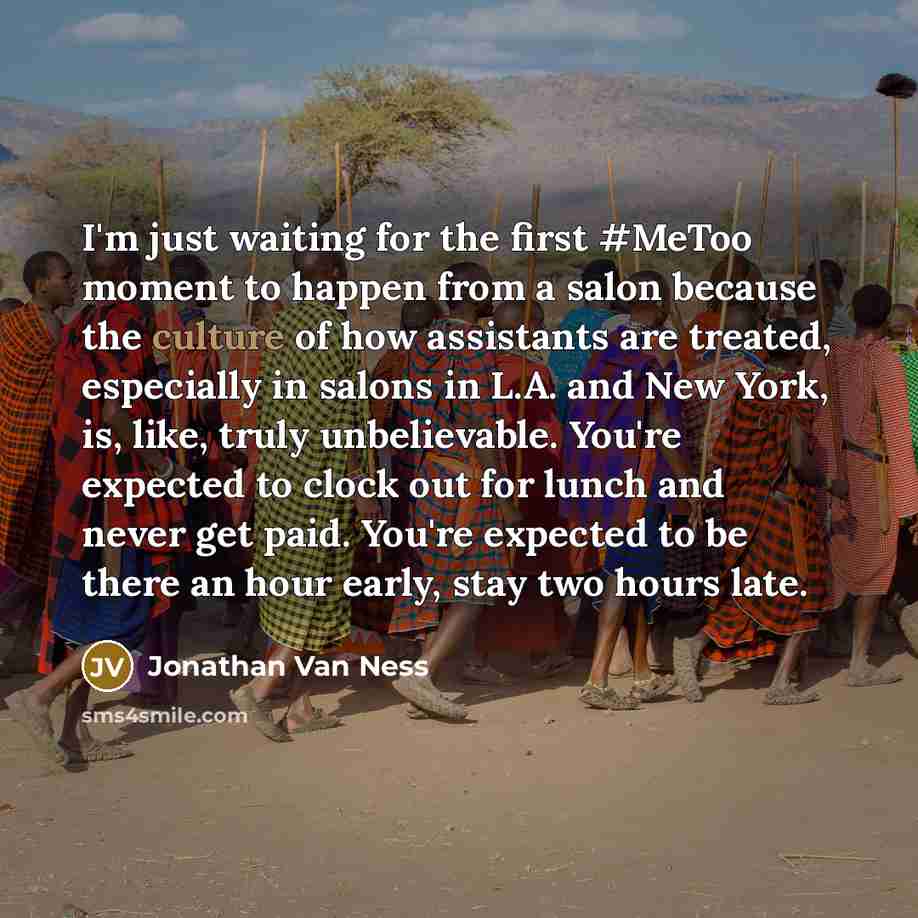 “I'm just waiting for the first #MeToo moment to happen…” quote by Jonathan Van Ness