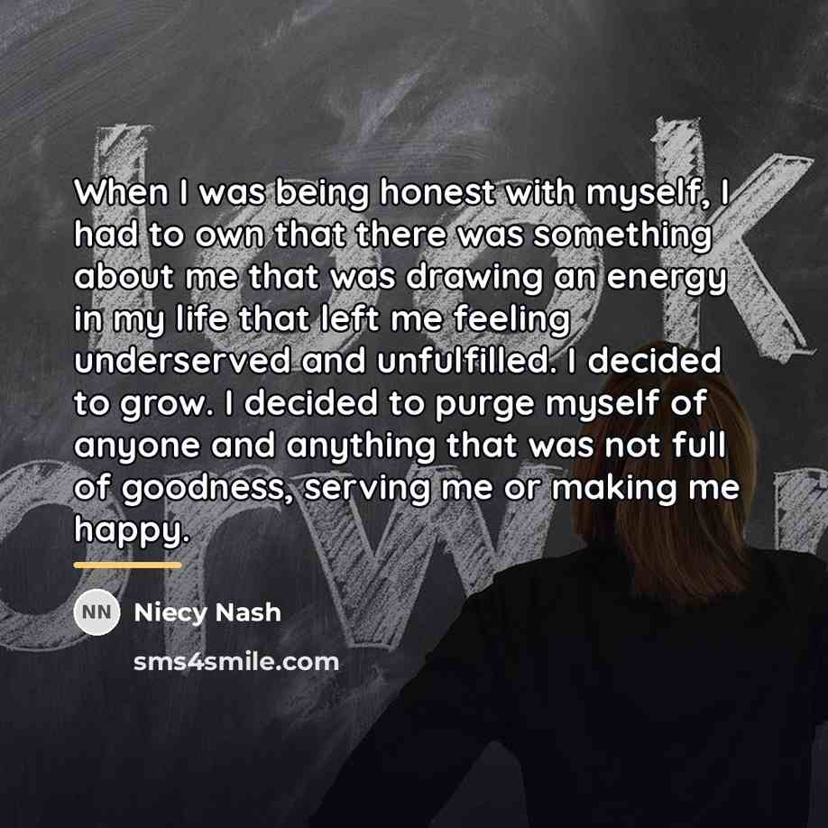 “When I was being honest with myself, I had to…” quote by Niecy Nash