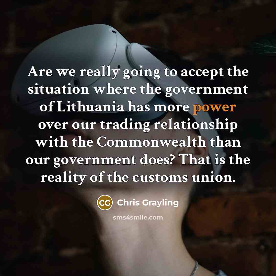 “Are we really going to accept the situation where the…” quote by Chris Grayling