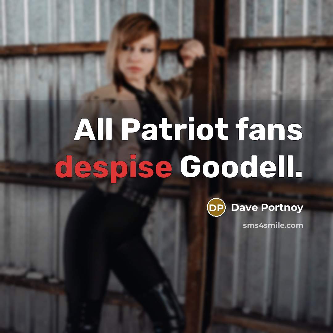 “All Patriot fans despise Goodell.…” quote by Dave Portnoy