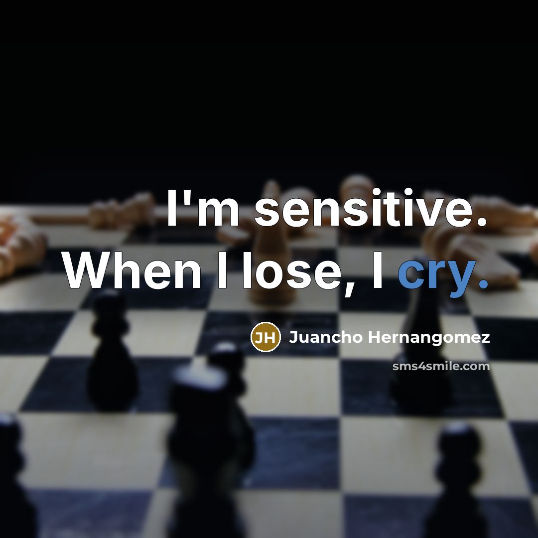 “I'm sensitive. When I lose, I cry.…” quote by Juancho Hernangomez