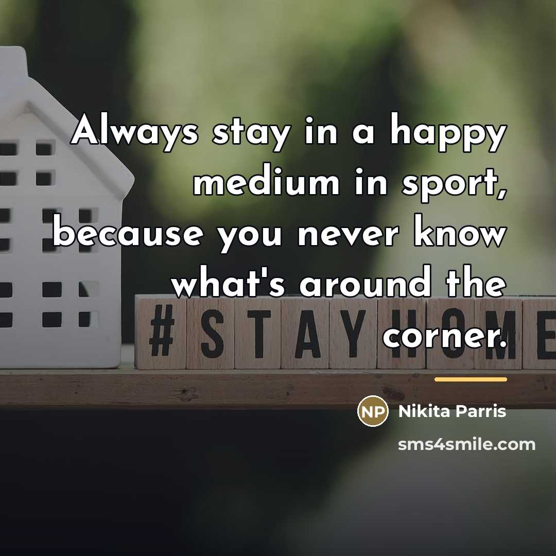 “Always stay in a happy medium in sport, because you…” quote by Nikita Parris