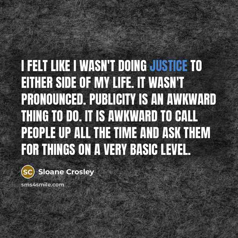 “I felt like I wasn't doing justice to either side…” quote by Sloane Crosley