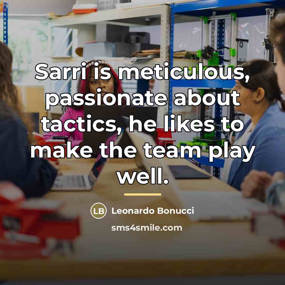 “Sarri is meticulous, passionate about tactics, he likes to make…” quote by Leonardo Bonucci