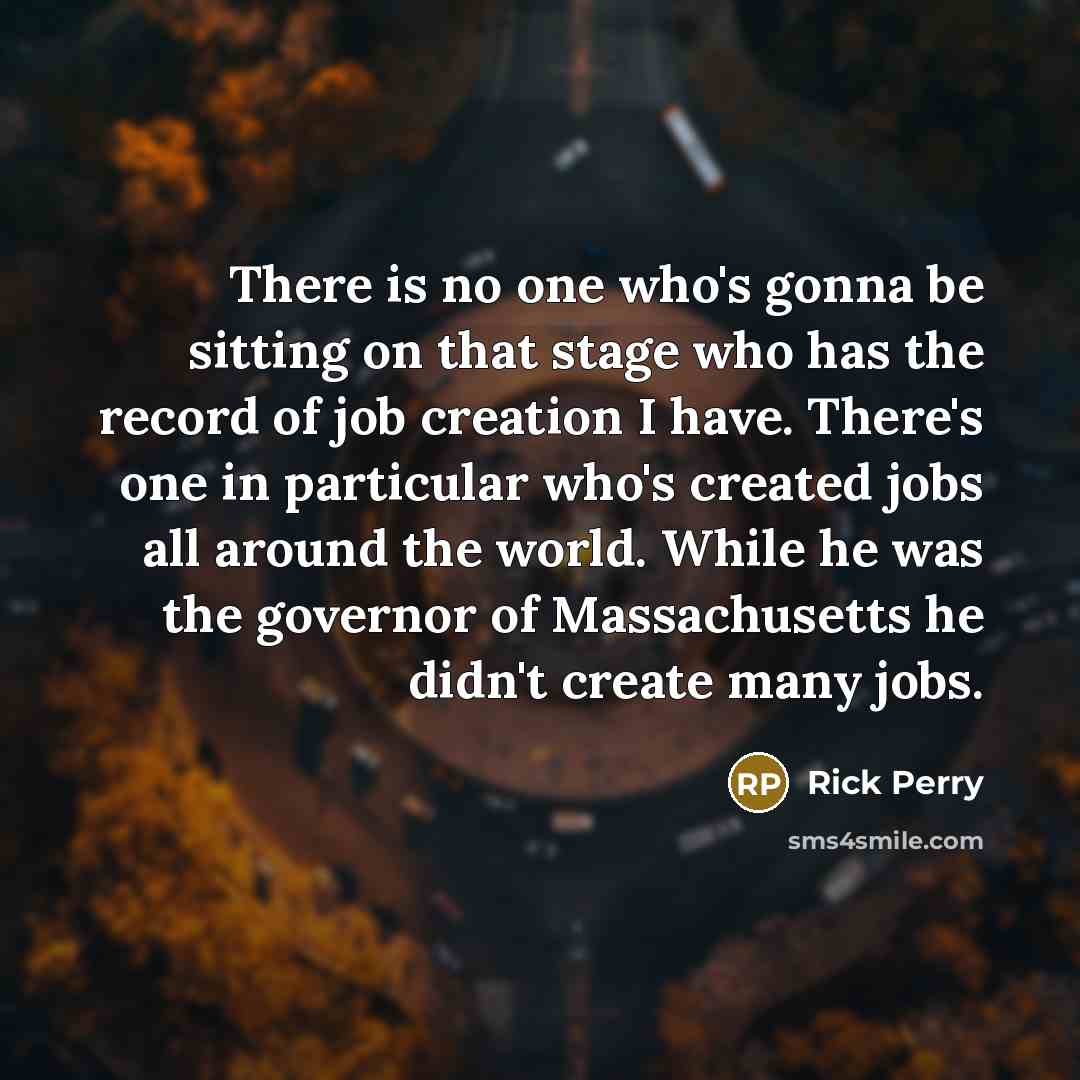 “There is no one who's gonna be sitting on that…” quote by Rick Perry