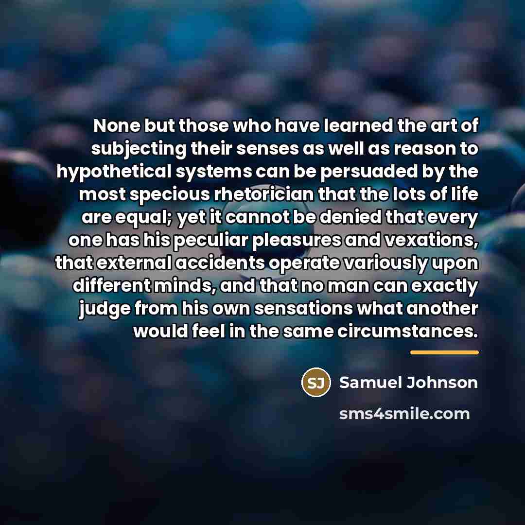 “None but those who have learned the art of subjecting…” quote by Samuel Johnson