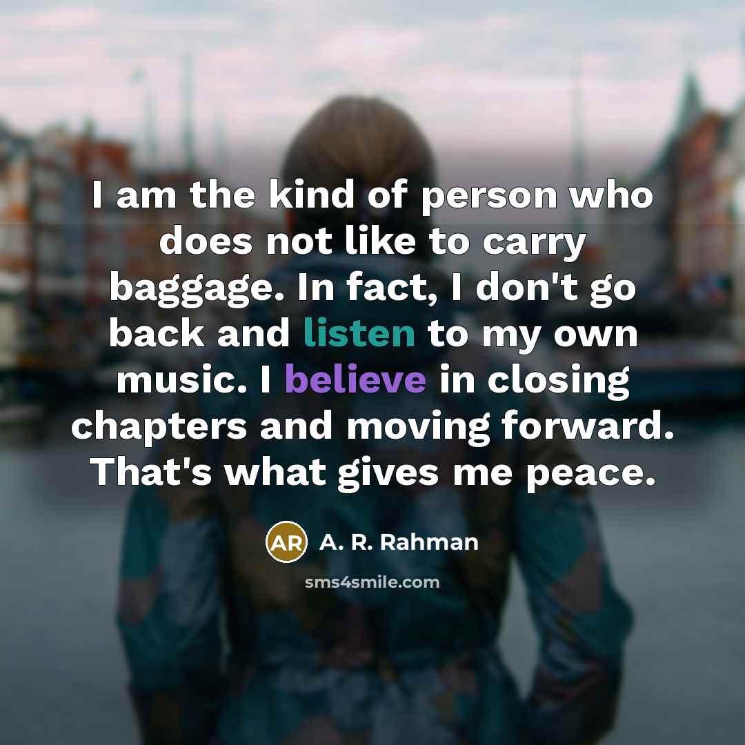 “I am the kind of person who does not like…” quote by A. R. Rahman