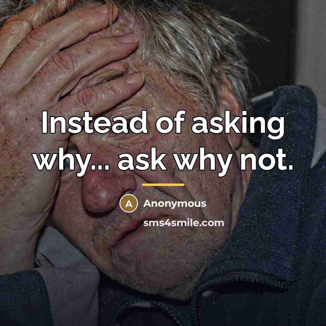 “Instead of asking why... ask why not.…” quote by Megan Murgia
