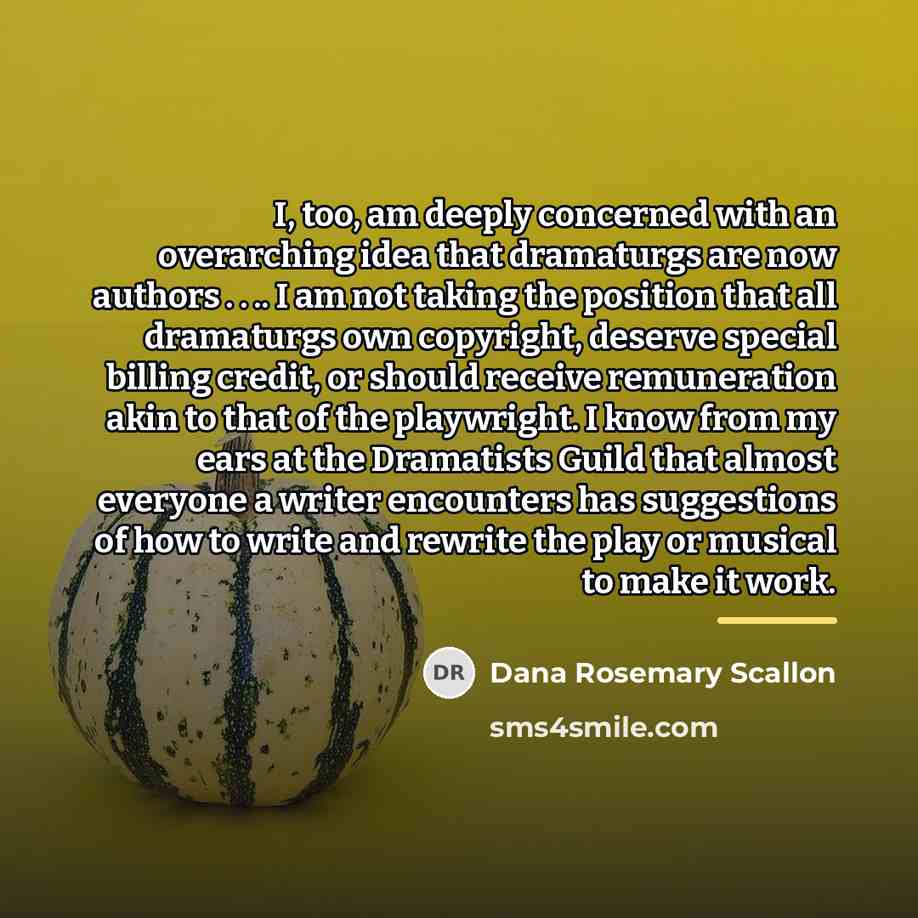 “I, too, am deeply concerned with an overarching idea that…” quote by Dana Rosemary Scallon