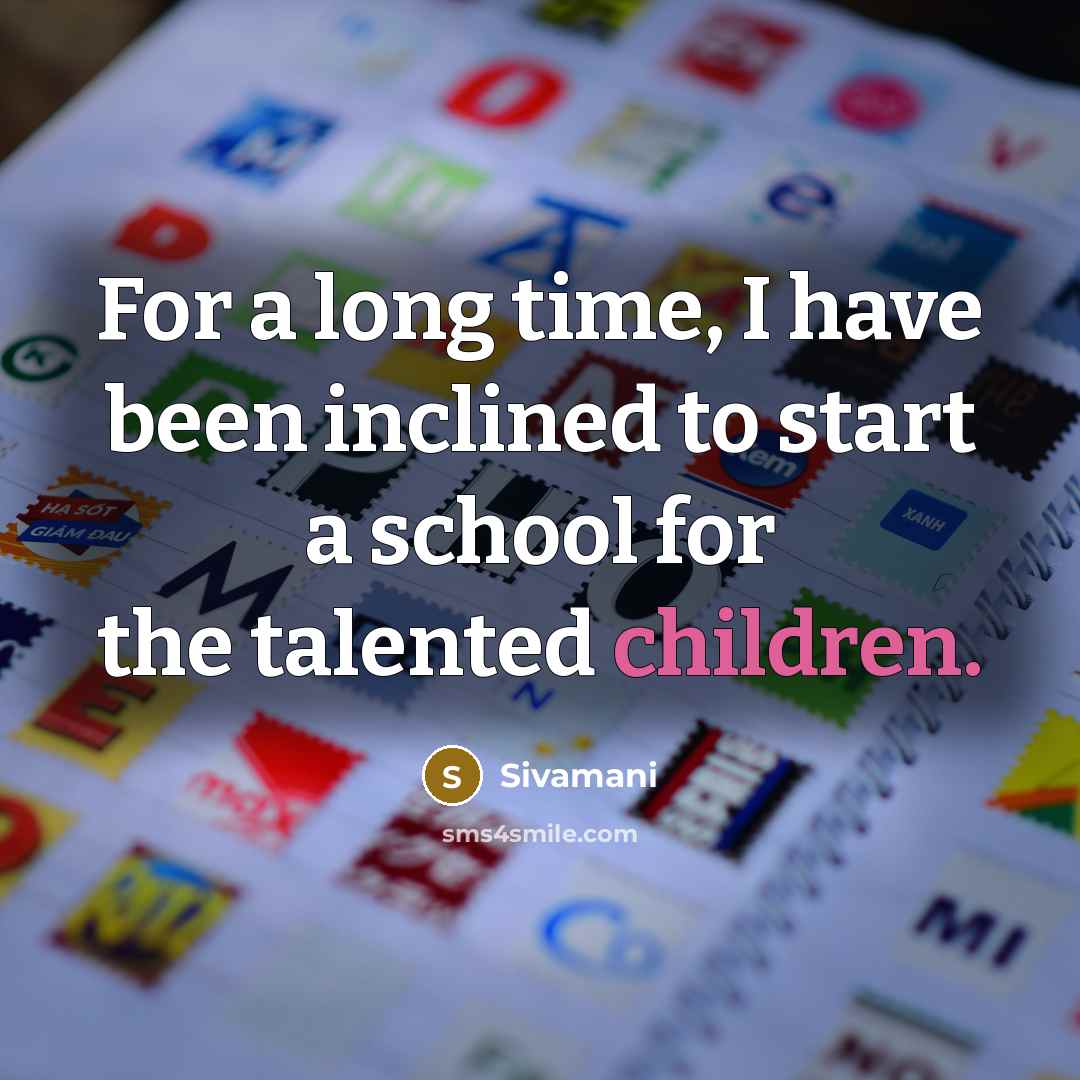 “For a long time, I have been inclined to start…” quote by Sivamani