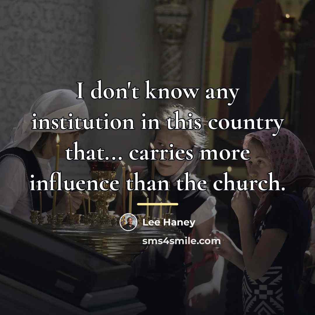 “I don't know any institution in this country that... carries…” quote by Lee Haney