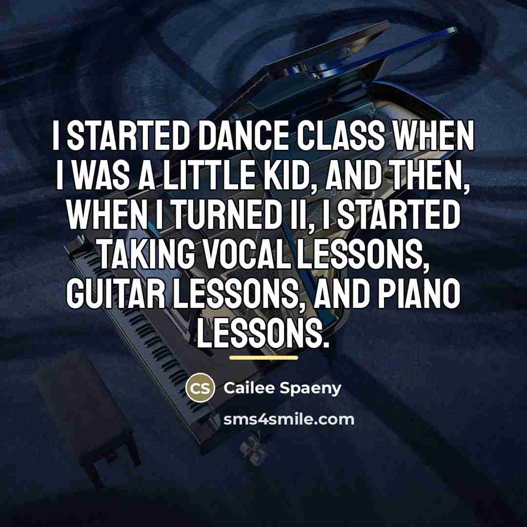 “I started dance class when I was a little kid,…” quote by Cailee Spaeny