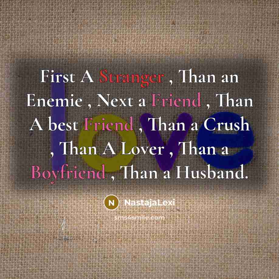 “First A Stranger , Than an Enemie , Next a…” quote by NastajaLexi