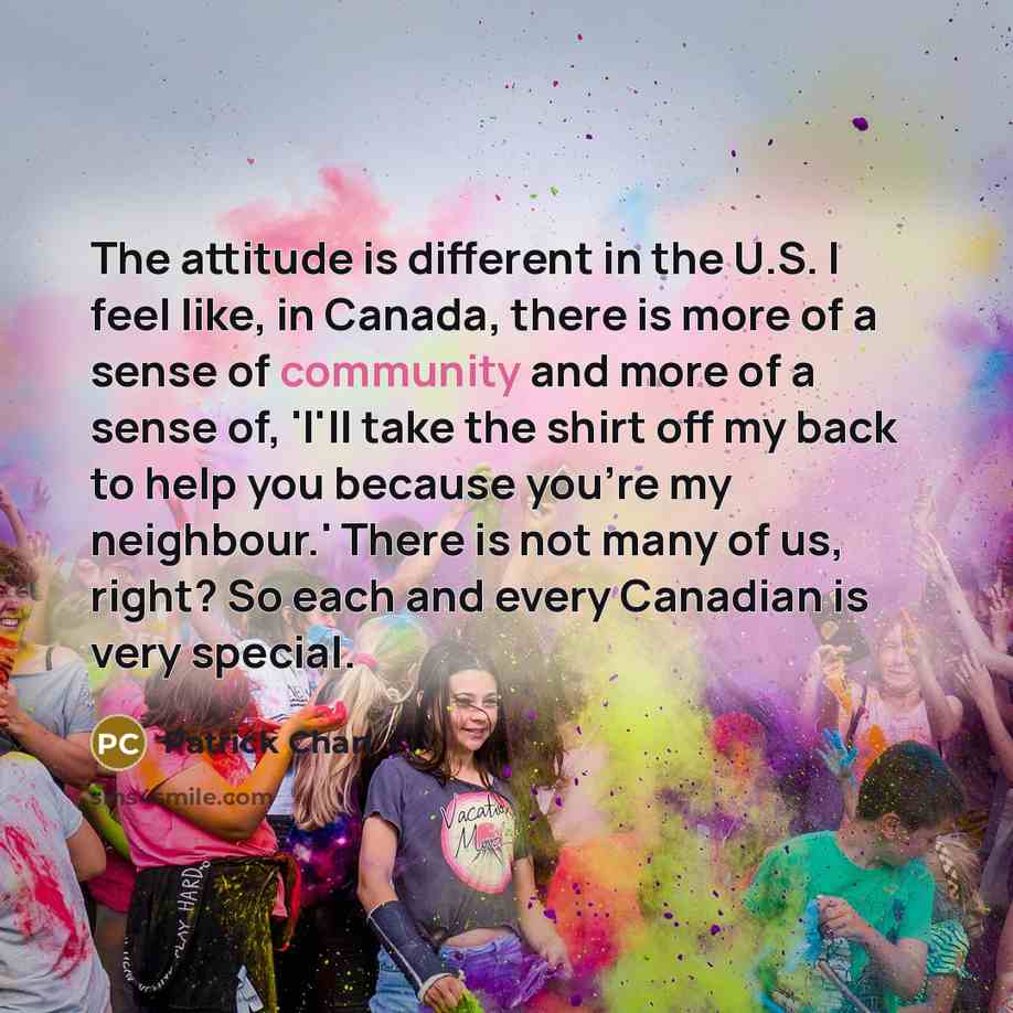 “The attitude is different in the U.S. I feel like,…” quote by Patrick Chan