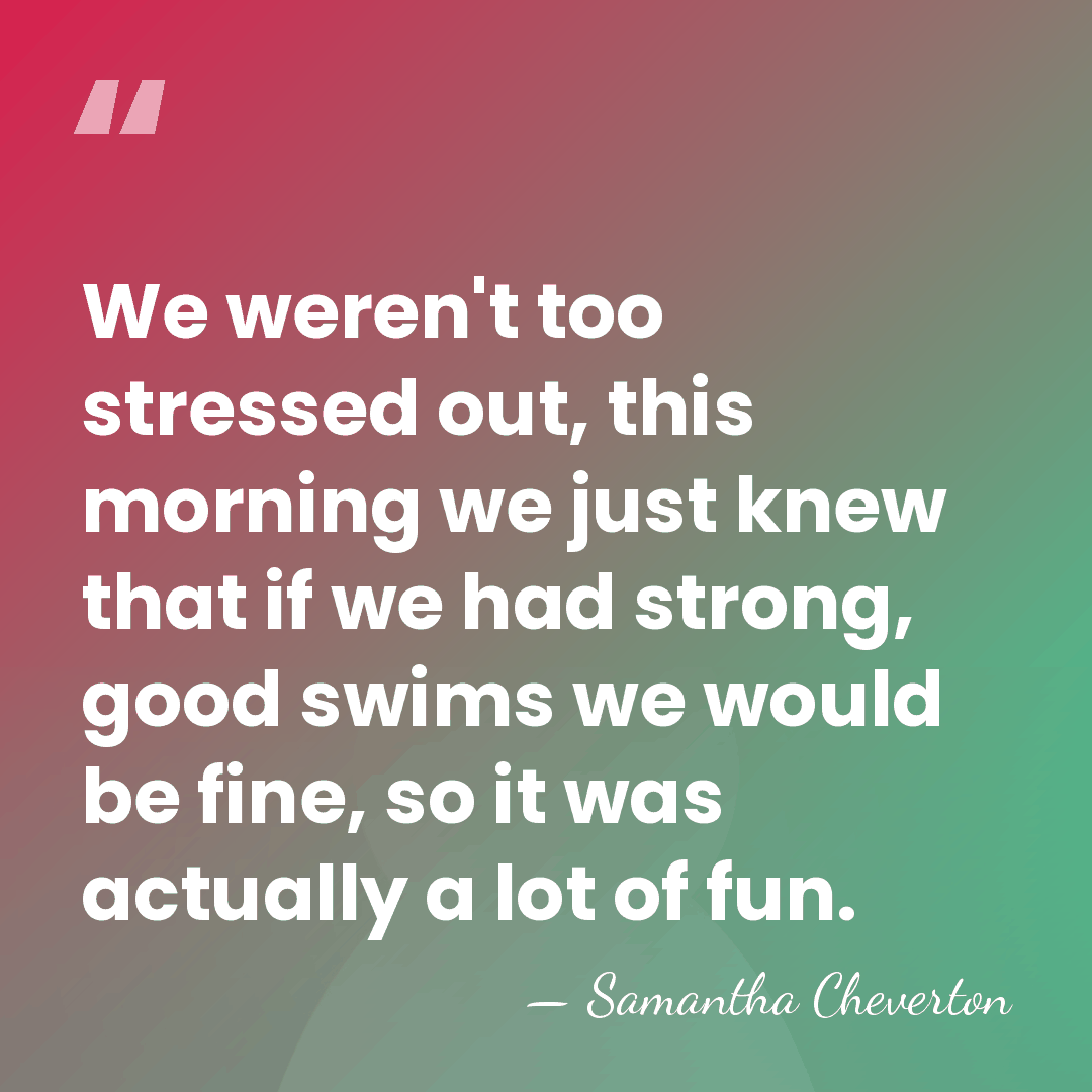 We weren't too stressed out, this morning we just knew that if&hellip; - Samantha Cheverton