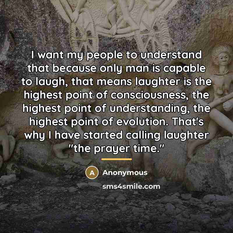 “I want my people to understand that because only man…” quote by Anonymous