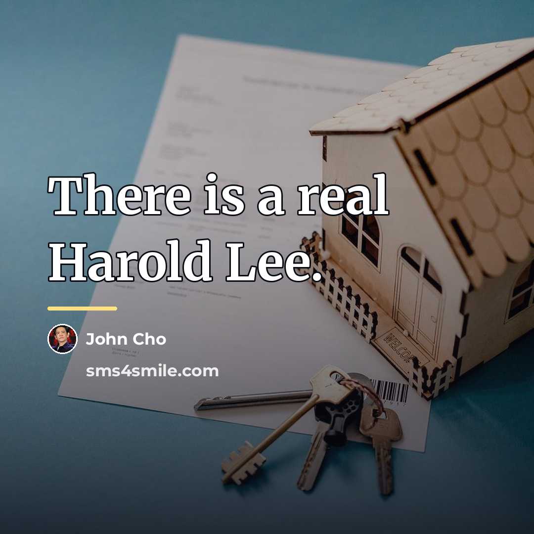 “There is a real Harold Lee.…” quote by John Cho