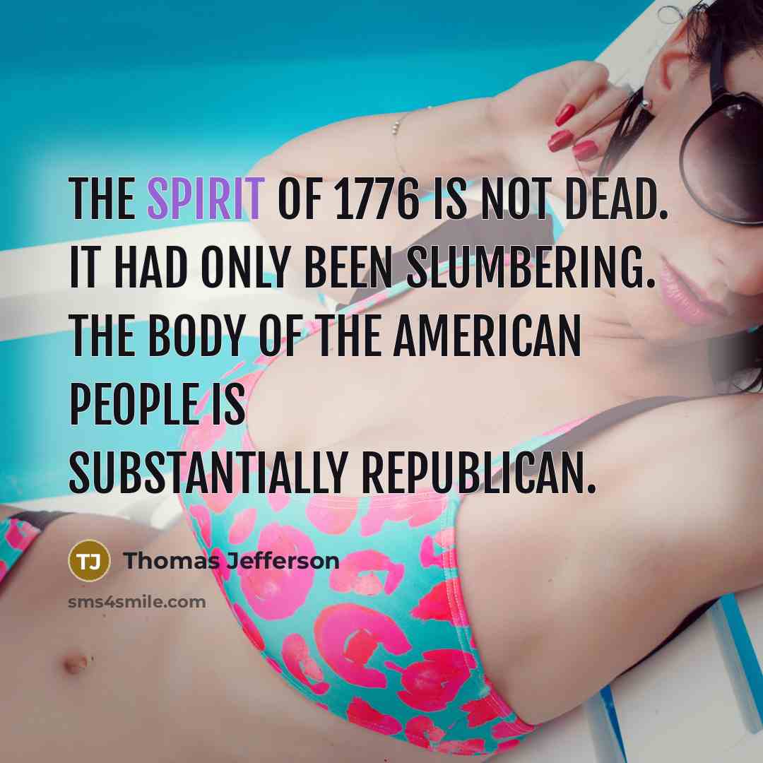 “The spirit of 1776 is not dead. It had only…” quote by Thomas Jefferson