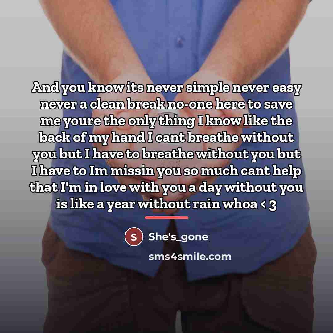 “And you know its never simple never easy never a…” quote by She's_gone