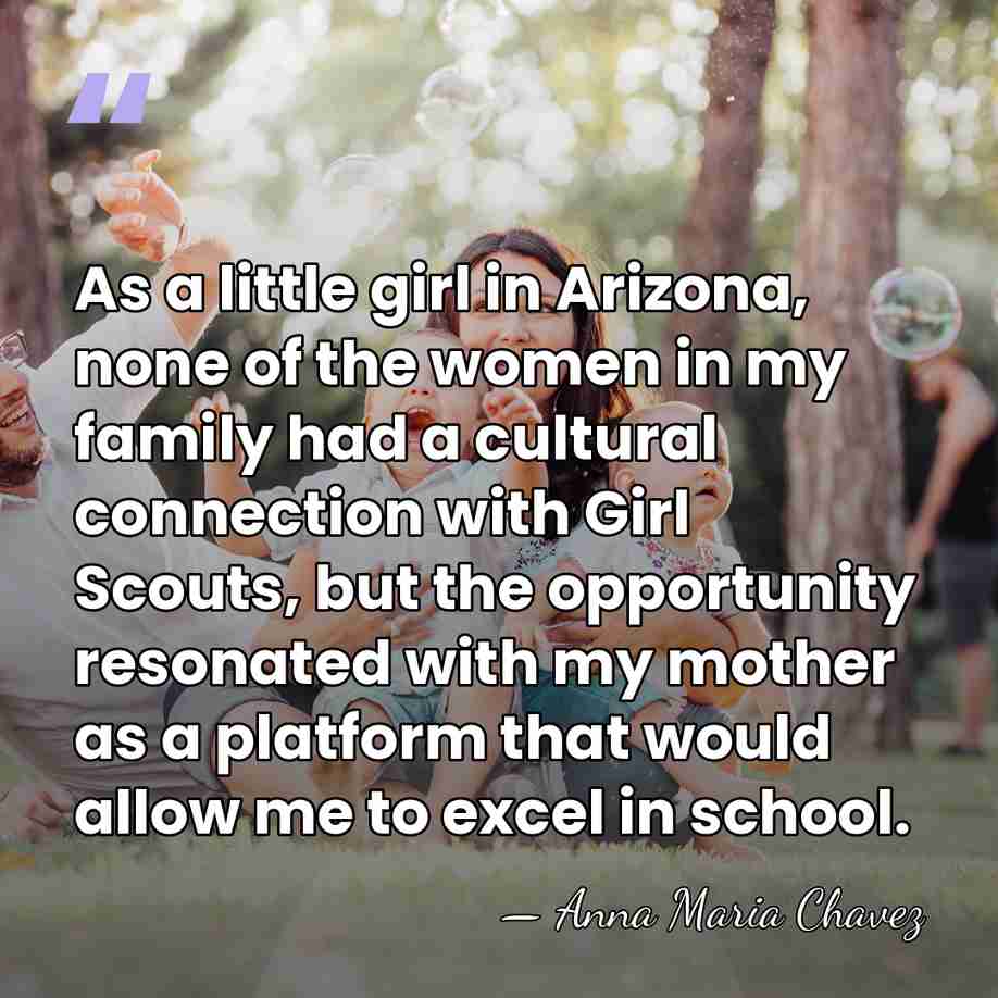 As a little girl in Arizona, none of the women in my&hellip; - Anna Maria Chavez