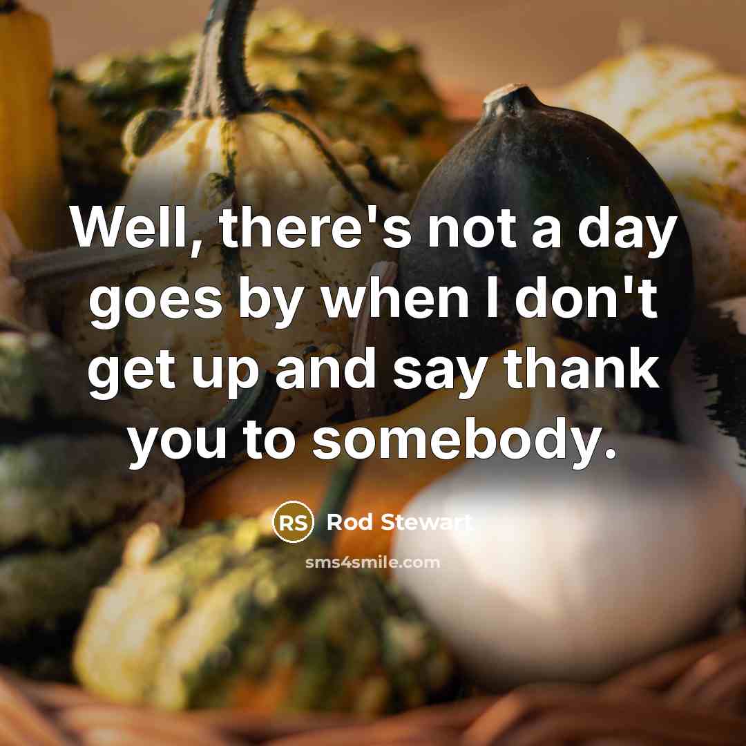 “Well, there's not a day goes by when I don't…” quote by Rod Stewart