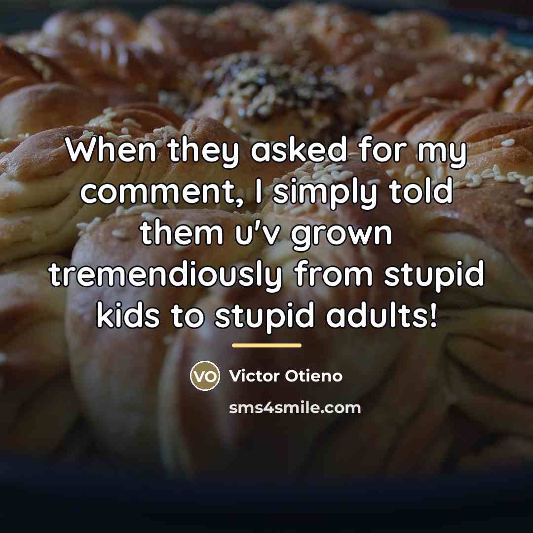 “When they asked for my comment, I simply told them…” quote by Victor Otieno