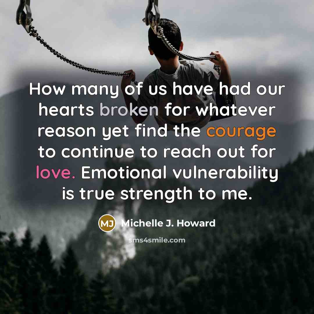 “How many of us have had our hearts broken for…” quote by Michelle J. Howard