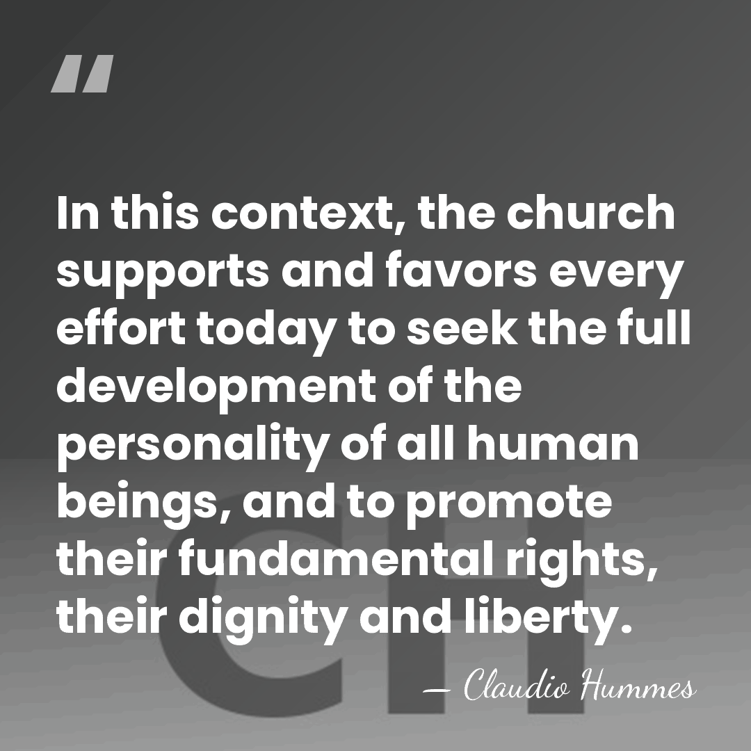 In this context, the church supports and favors every effort today to&hellip; - Claudio Hummes