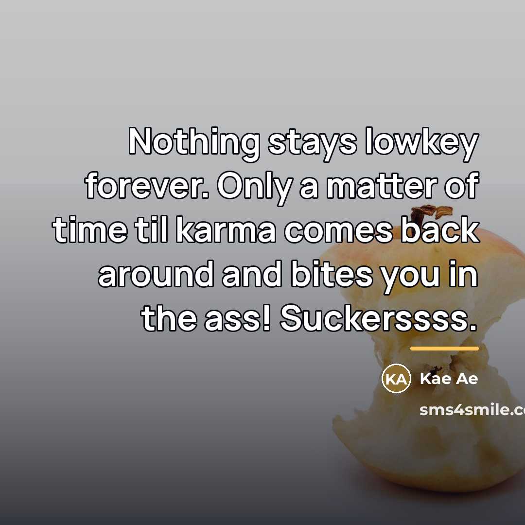 “Nothing stays lowkey forever. Only a matter of time til…” quote by Kae Ae