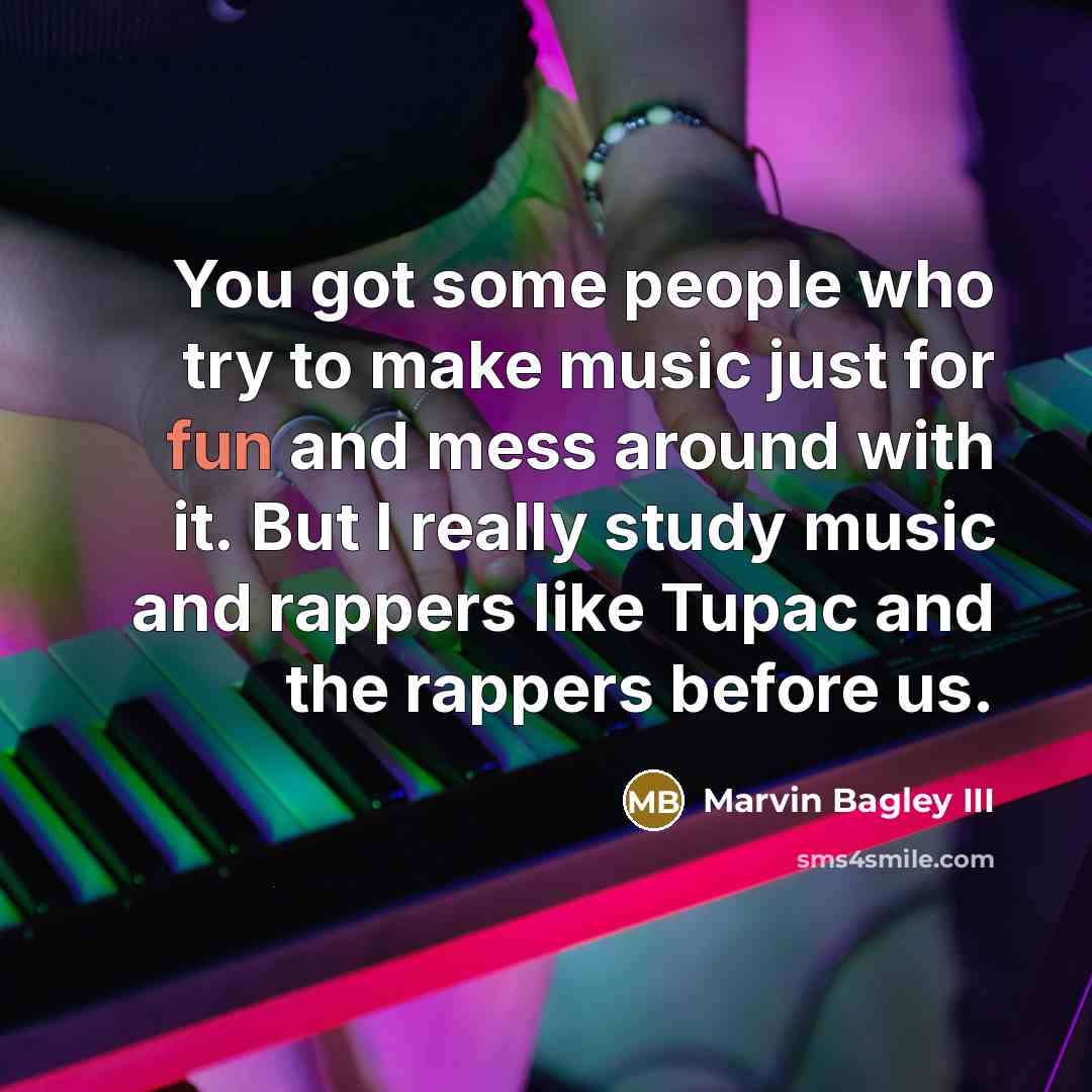 “You got some people who try to make music just…” quote by Marvin Bagley III